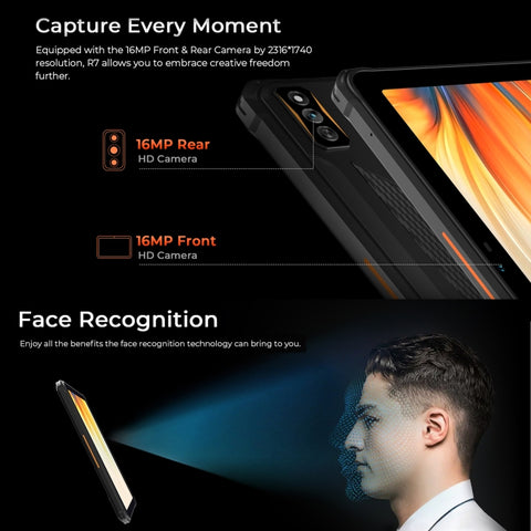 HOTWAV Tab R7 Rugged Tablet LTE 10.1 inch 6GB+256GB