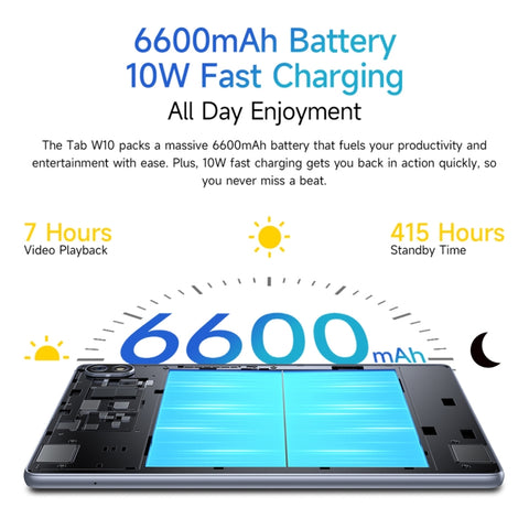 Ulefone Tab W10 Tablet PC WiFi 10.1 inch 4GB+128GB