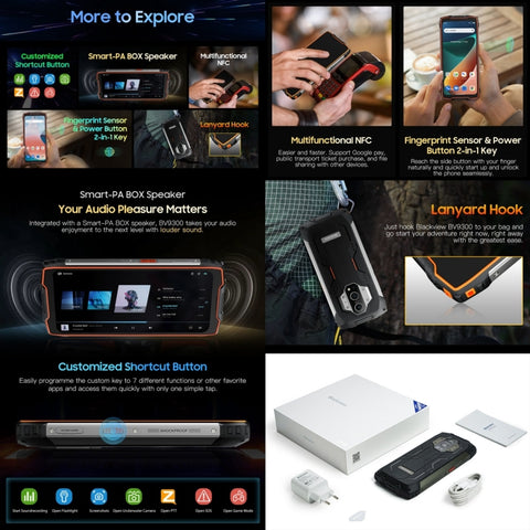 Blackview BV9300 Rugged Phone Dual SIM 12GB+256GB