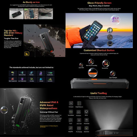 Blackview BV4800 SE Rugged Phone Dual SIM 4GB+64GB