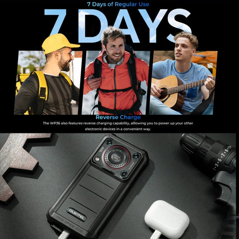 Oukitel WP36 Pro Rugged Phone Dual SIM 8GB+256GB
