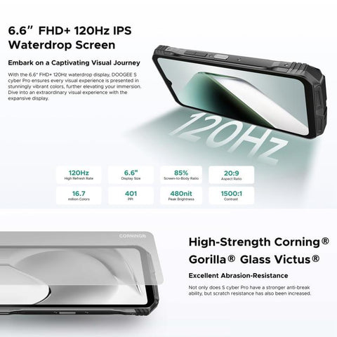 DOOGEE S Cyber Pro Rugged Phone 12GB+512GB