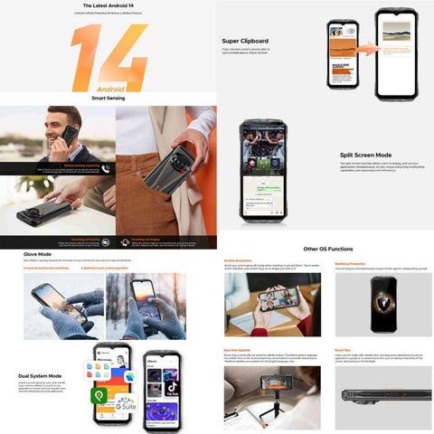 DOOGEE S PUNK Pro Rugged Phone 8GB+512GB