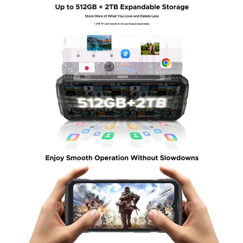 DOOGEE S118 Pro 5G Rugged Phone Night Vision Camera 8GB+512GB