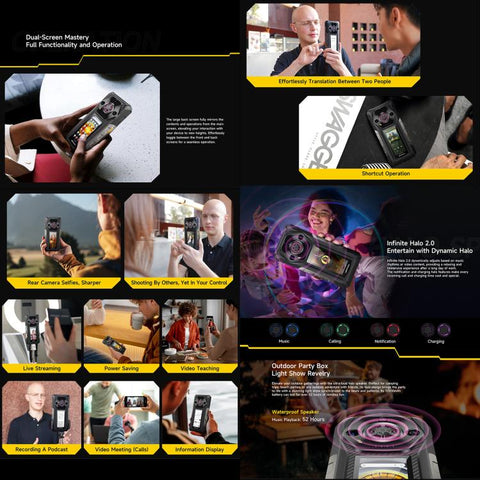 Ulefone Armor 30 Pro 5G Rugged Phone Dual SIM Night Vision Camera 16GB+512GB