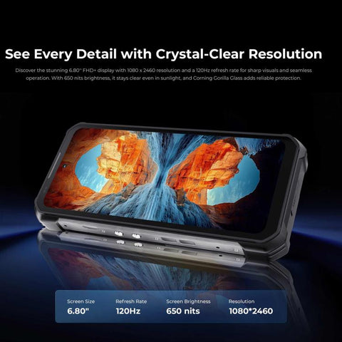 Oukitel WP100 TITAN 5G Rugged Phone Dual SIM Projector 16GB+512GB