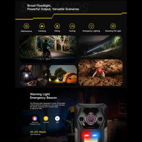 Ulefone Armor 30 Rugged Phone Dual SIM Night Vision Camera 12GB+512GB