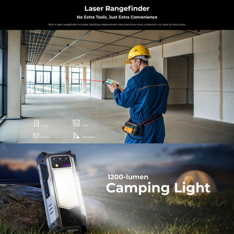 Oukitel WP100 5G Rugged Phone Dual SIM Laser Rangefinder 16GB+512GB