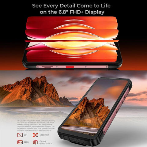 Oukitel WP56 5G Rugged Phone Dual SIM 12GB+512GB