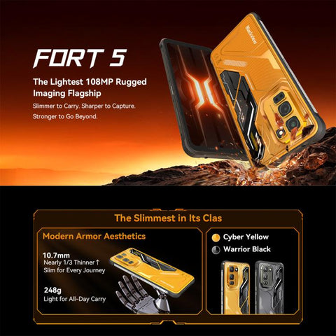 BLACKVIEW FORT 5 Rugged Phone Dual SIM 12GB+256GB