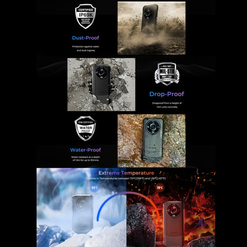 HOTWAV T7 Pro Rugged Phone Dual SIM 6GB+256GB