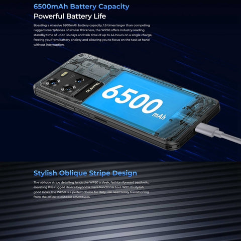 Oukitel WP50 5G Rugged Phone 4GB+256GB