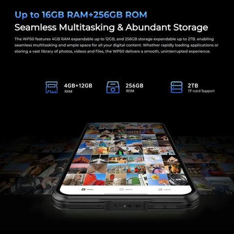 Oukitel WP50 5G Rugged Phone 4GB+256GB