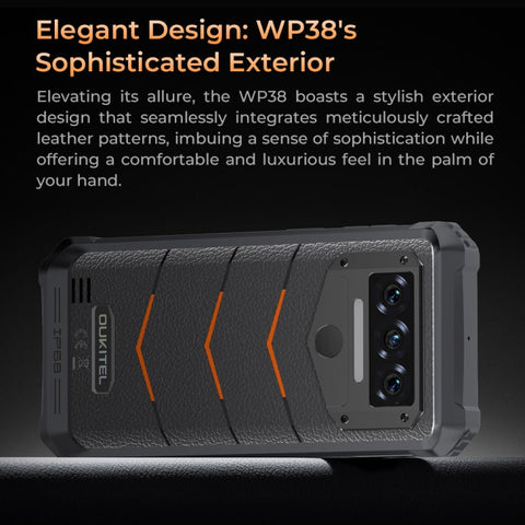 OUKITEL WP38 Rugged Phone 6GB+256GB