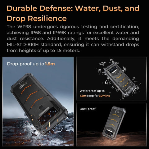 OUKITEL WP38 Rugged Phone 6GB+256GB