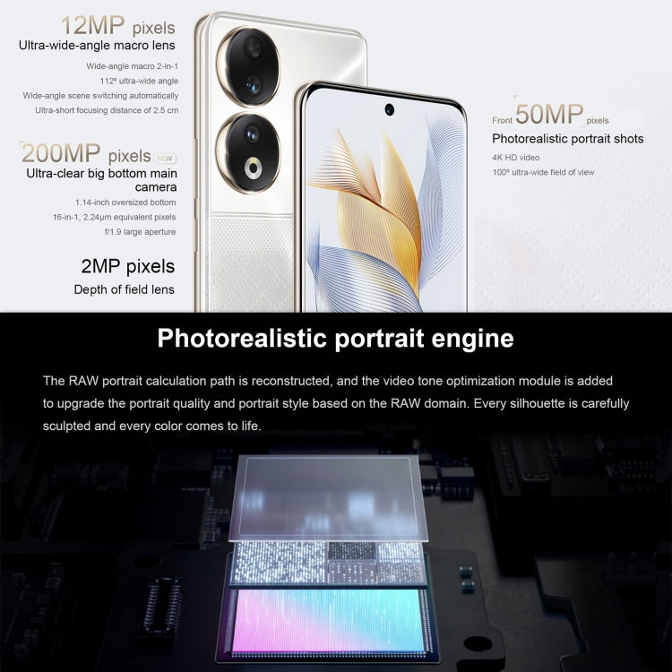 Honor 90 5G REA-NX9 Dual SIM 12GB+256GB (Global Version) – XTECHZ+