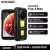 DOOGEE Fire 3 Max 4G Rugged Phone Dual SIM 8GB+256GB