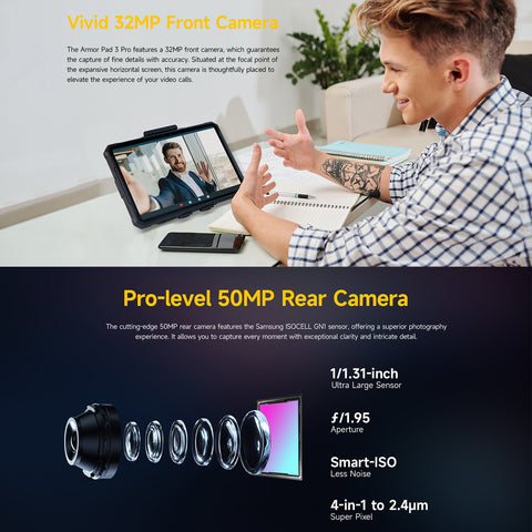 Ulefone Armor Pad 3 Pro Rugged Tablet PC LTE 10.36 inch 8GB+256GB (Global Version)
