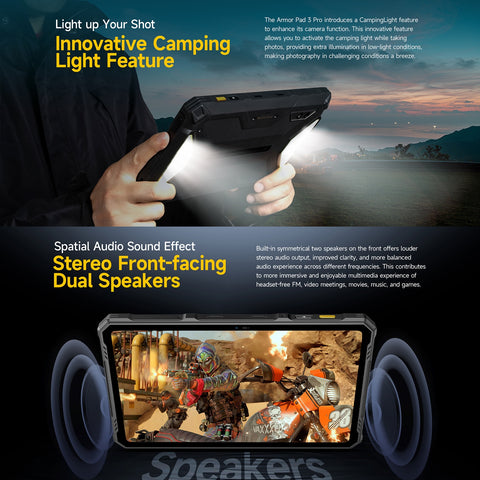 Ulefone Armor Pad 3 Pro Rugged Tablet PC LTE 10.36 inch 8GB+256GB (Global Version)