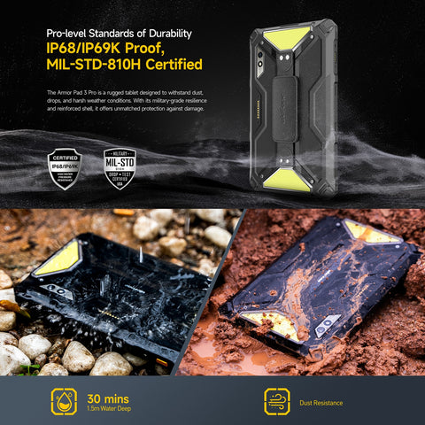 Ulefone Armor Pad 3 Pro Rugged Tablet PC LTE 10.36 inch 8GB+256GB (Global Version)