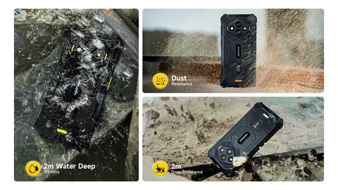 ULEFONE Rugking 3 Pro Rugged Phone Duas SIM 8GB+128GB