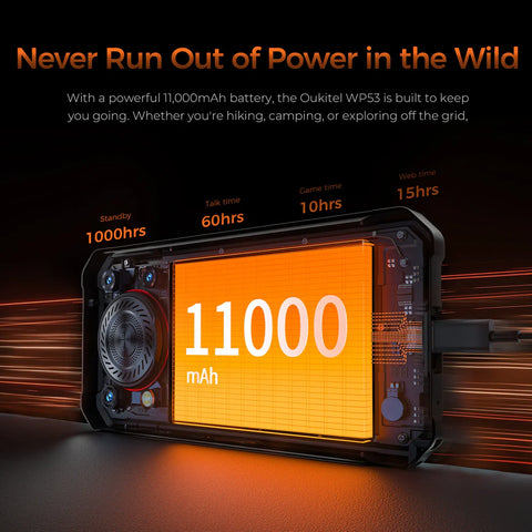 OUKITEL WP53 Rugged Phone Dual SIM 8GB+512GB
