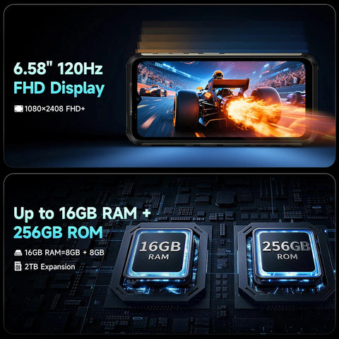 ULEFONE Armor 22 Pro Rugged Phone Dual SIM 8GB+128GB