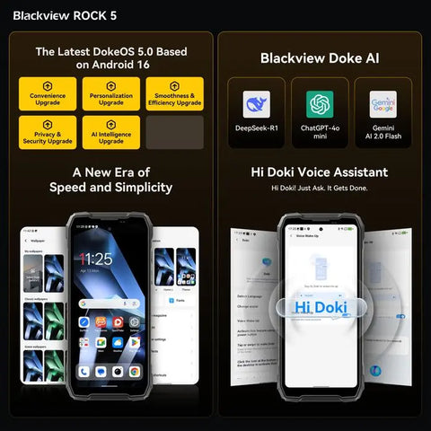 BLACKVIEW ROCK 5 Rugged Phone Dual SIM 12GB+256GB