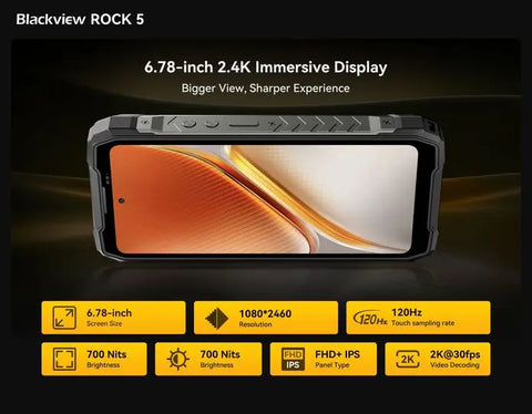 BLACKVIEW ROCK 5 Rugged Phone Dual SIM 12GB+256GB