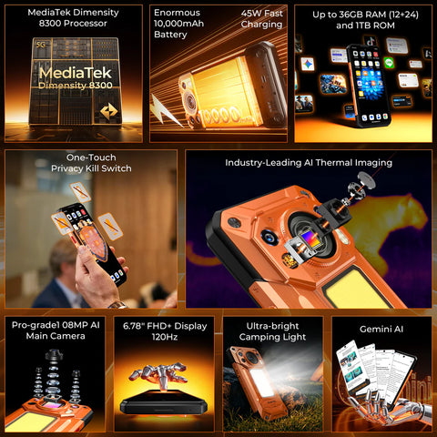 OUKITEL WP500 Ultra Rugged Phone Dual SIM