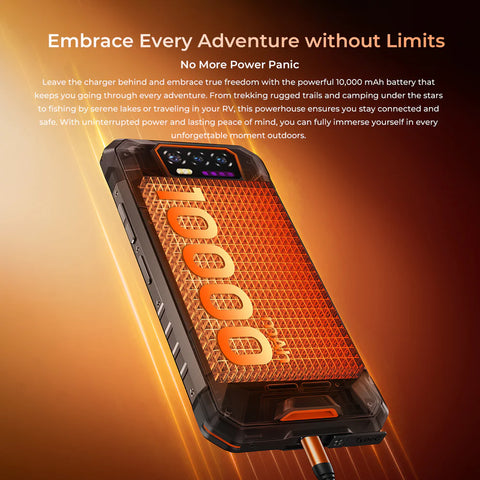 OUKITEL WP58 PRO Rugged Phone Dual SIM 8GB+512GB