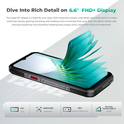 OUKITEL WP62 Rugged Phone Dual SIM 16GB+512GB