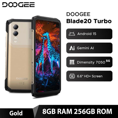 DOOGEE Blade 20 Turbo 5G Rugged Phone Dual Sim 8GB+256GB