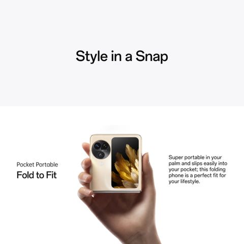 Oppo Find N3 Flip 5G CPH2519 Dual SIM 12GB+256GB (Global Version)