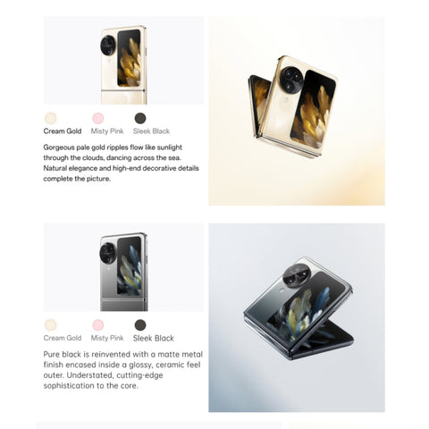 Oppo Find N3 Flip 5G CPH2519 Dual SIM 12GB+256GB (Global Version)