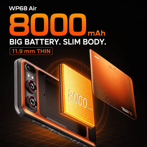 Oukitel WP68 Air 5G Rugged Phone Dual SIM 12GB+512GB