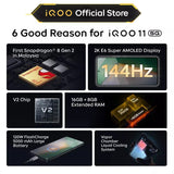 Vivo iQOO 11 5G Dual SIM 16GB+256GB (Global Version)