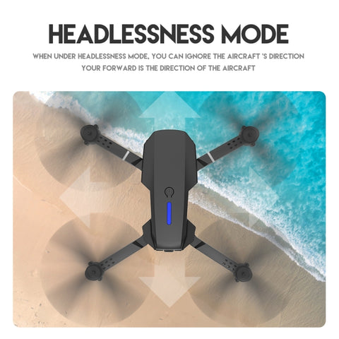 LS-E525 Pro 4K Single HD Camera Three-sided Obstacle Avoidance Mini Foldable Quadcopter Drone Black