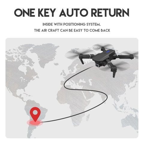 LS-E525 Pro 4K Single HD Camera Three-sided Obstacle Avoidance Mini Foldable Quadcopter Drone Black