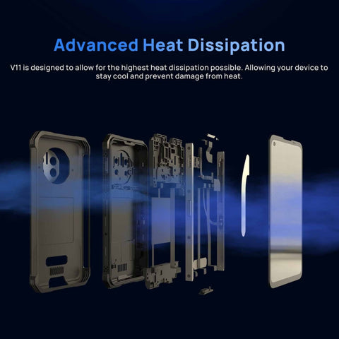 DOOGEE V11 5G Rugged Phone Non-contact Infrared Thermometer 8GB+128GB