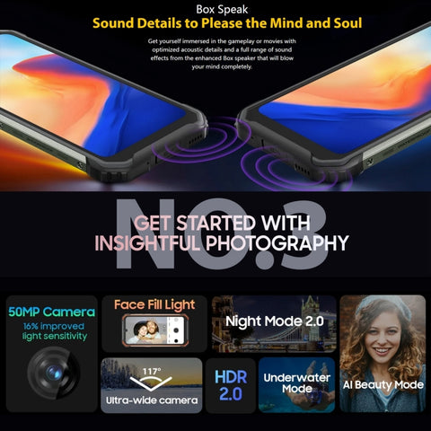 Blackview BV7200 Rugged Phone Dual SIM 6GB+128GB (Global Version)