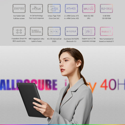 Alldocube iPlay 40H LTE 10.4 inch 8GB+128GB
