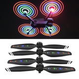 STARTRC 2 Pairs Foldable Color LED Flash Lamp Low Noise Propellers for DJI Mavic Air 2