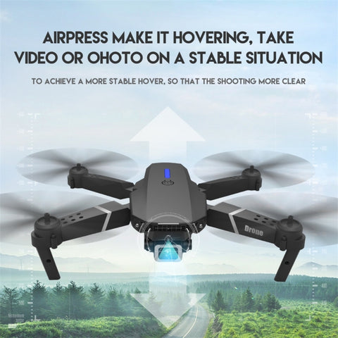 LS-E525 Single Camera Mini Foldable Quadcopter Drone White (1080P)