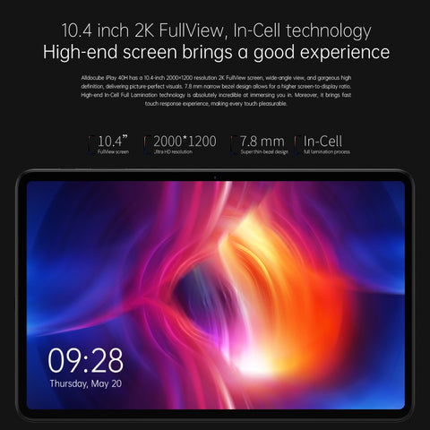 Alldocube iPlay 40H LTE 10.4 inch 8GB+128GB