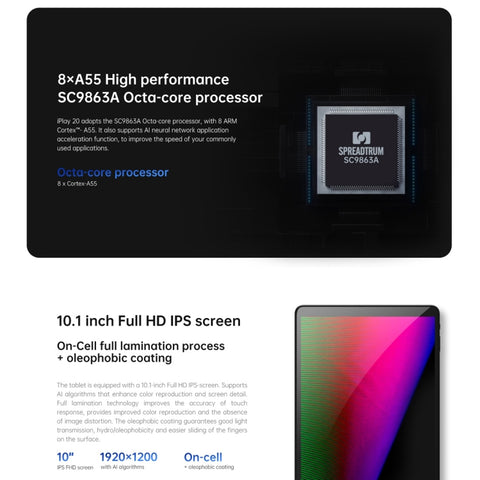 Alldocube iPlay 20 LTE 10.1 inch 4GB+64GB