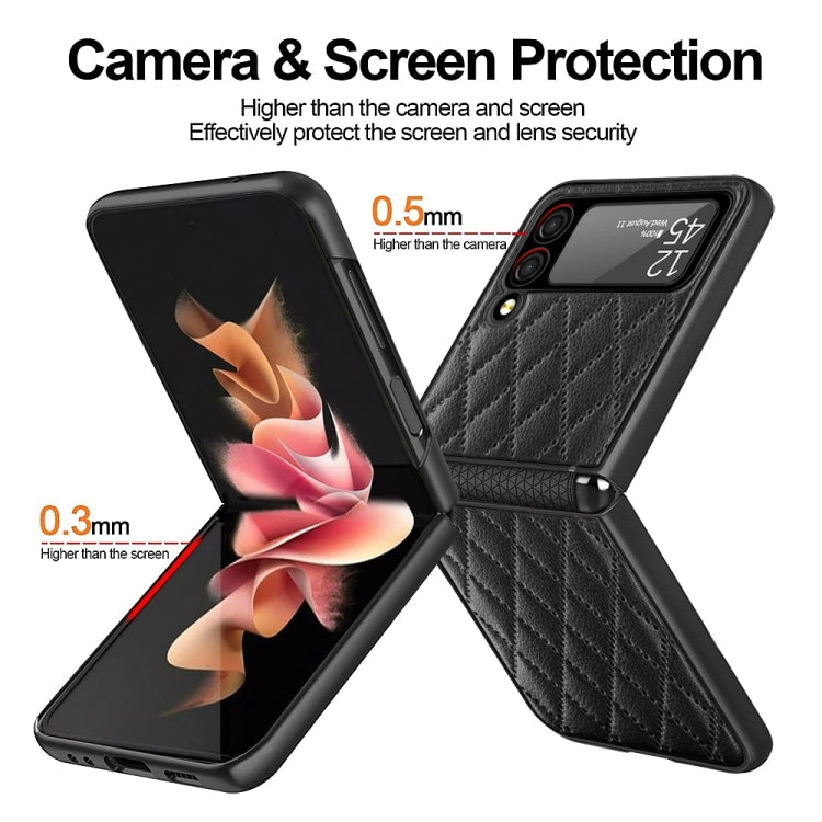 Samsung Galaxy Z Flip 4 5G Diamond Lattice Hinge Phone Case
