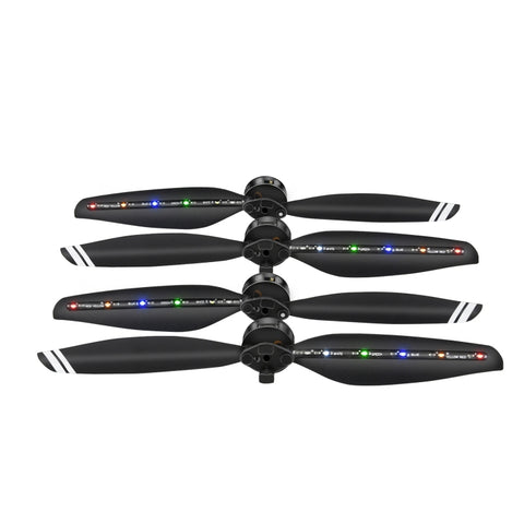 STARTRC 2 Pairs Foldable Color LED Flash Lamp Low Noise Propellers for DJI Mavic Air 2