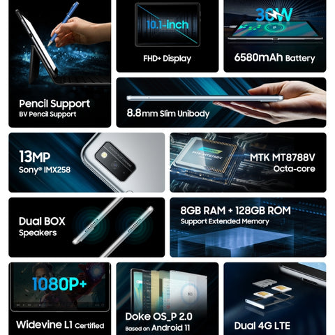 Blackview Tab 10 Pro LTE 10.1 Inch 8GB+128GB