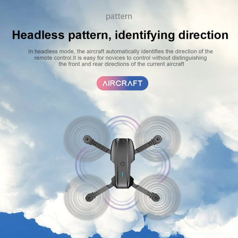 E99 Max 2.4G WiFi Foldable Dual Camera 4K HD Quadcopter Children Drone